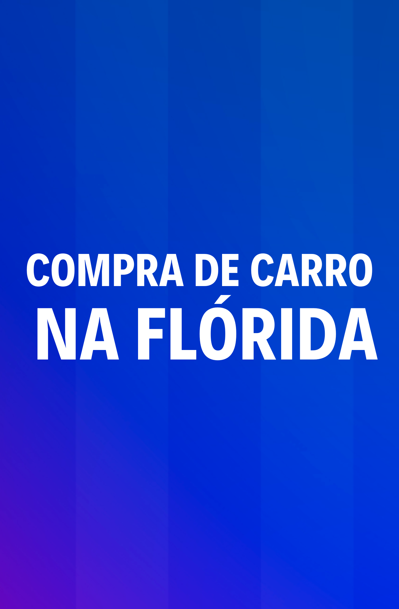 Compra de carro na Flórida